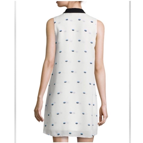 A.L.C. Reese Lips Print Silk Dress Size 2 - Picture 7 of 12